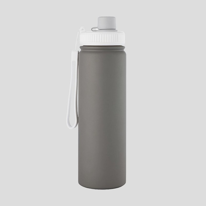 YCCT ガイヘカップ 700ml - ダークストーングレー- 持ち運びが簡単で環境に優しい飲料カップ/氷保存魔法瓶カップ - 保温・保冷ボトル - ステンレススチール 