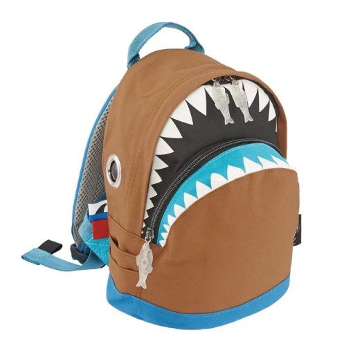 Morn Creations Genuine Shark Backpack (M) Black (SK-102-BK) - Shop