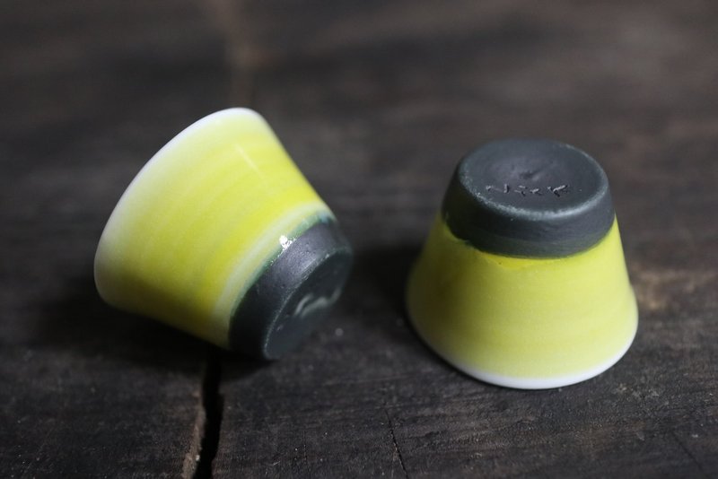 日耀杯 超迷你品茗杯 / 清酒杯 - 茶壺/茶杯/茶具 - 瓷 黃色