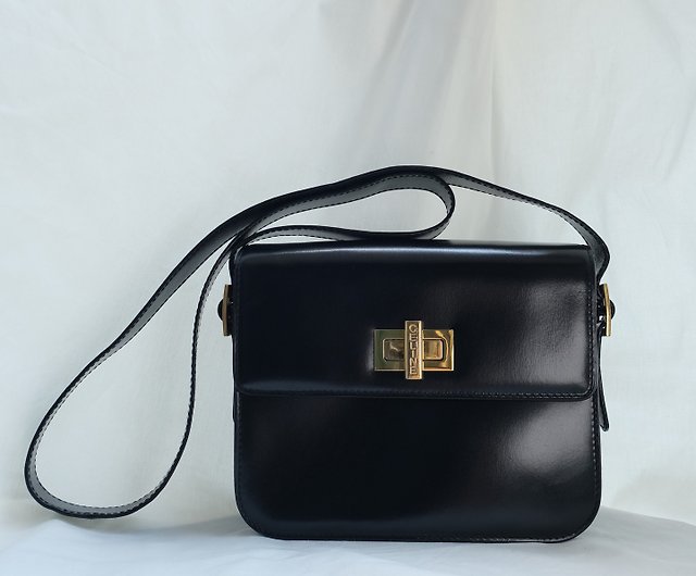 Japanese second-hand Vintage CELINE black cross buckle side backpack - Shop  RARE TO GO Messenger Bags & Sling Bags - Pinkoi
