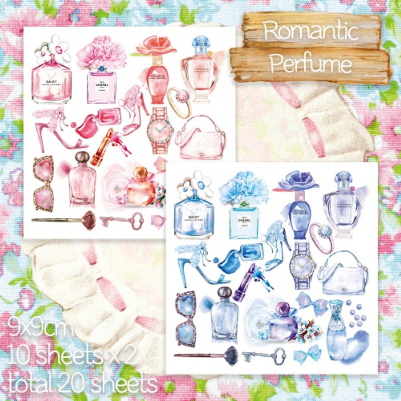 Romantic perfume 2types mix (honne market) - 貼紙 - 紙 多色