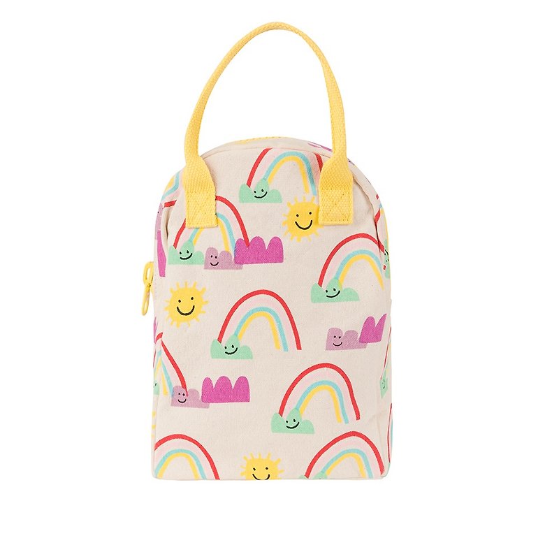 [Canada Fluf Organic Cotton] Portable Backpack--(Little Rainbow) Gift Girls Gift - กระเป๋าเป้สะพายหลัง - ผ้าฝ้าย/ผ้าลินิน หลากหลายสี