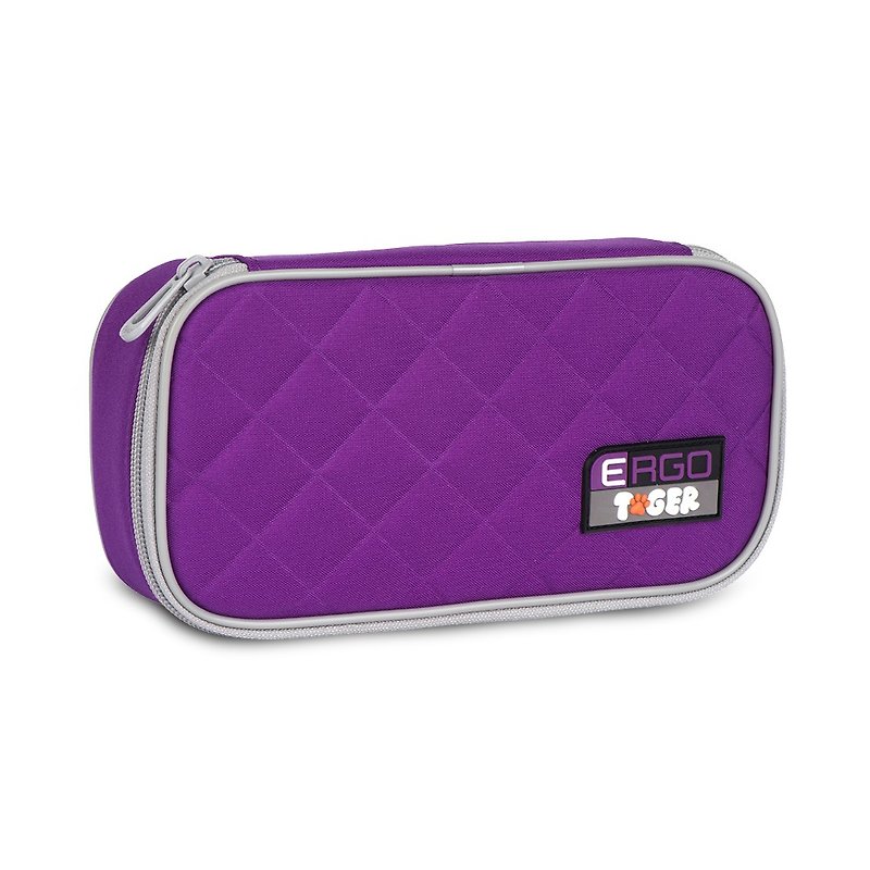 Tiger Family彩虹簡約時尚鉛筆盒-葡萄紫 - 鉛筆盒/筆袋 - 防水材質 紫色