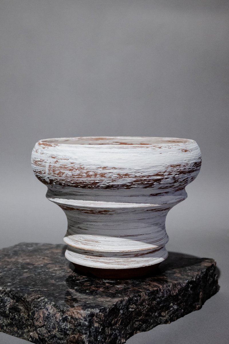 【Scarred】Plant Pot - Pottery & Ceramics - Pottery 