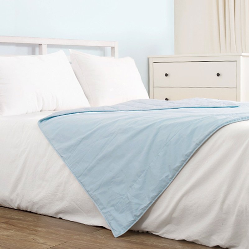 [3M] Anti-mite can be washed and instantly cool 5 degrees cool summer quilt-single star blue-5X7 (150x210) - เครื่องนอน - เส้นใยสังเคราะห์ 