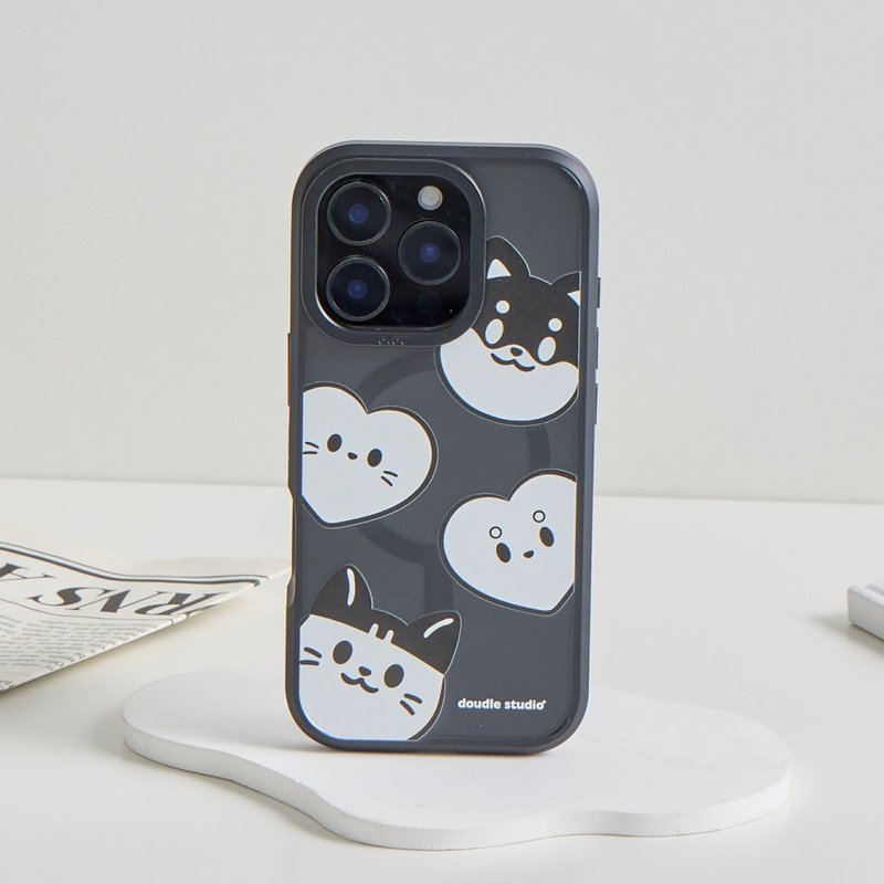 doudle studio豆喵愛在一起極光霧透MagSafe iPhone手機殼 - 手機殼/手機套 - 塑膠 多色
