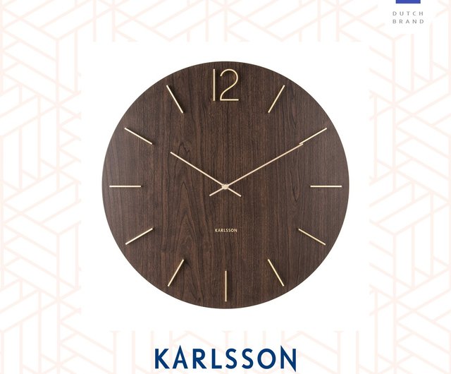 Acquista KARLSSON Wall clock Layered Lines orologio da