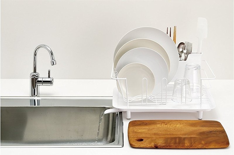 日本LIBERALISTA | 餐具收納瀝水籃 (大) 二色可選 廚房收納幫手 - 居家收納/收納盒/收納用品 - 其他材質 多色