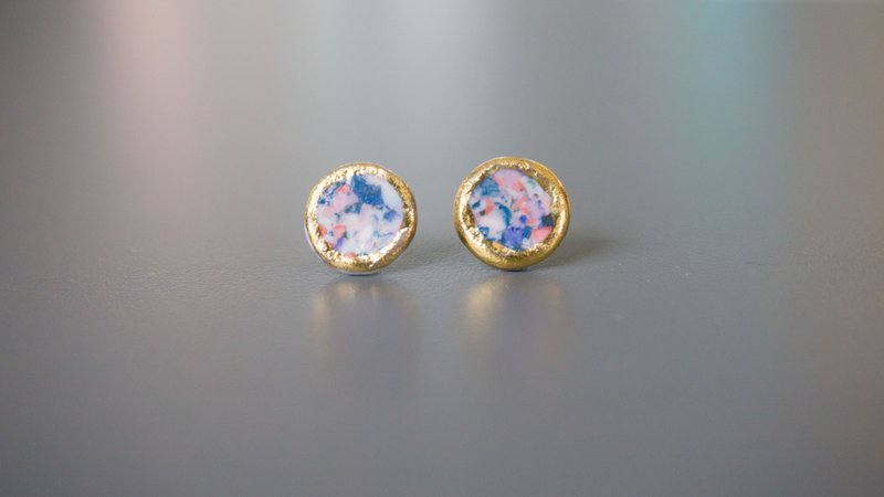 ceramic dream earrings - 耳環/耳夾/耳骨夾 - 陶 多色