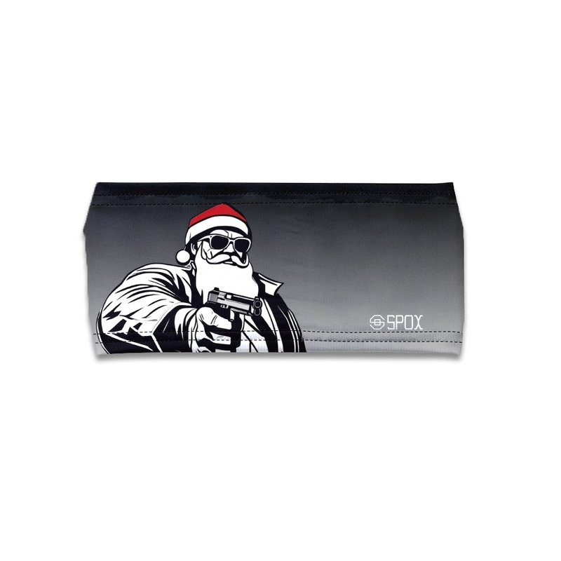 【神風聖誕小隊-GTA SANTA】潮流運動涼感 / 頭帶 - 運動配件 - 聚酯纖維 灰色