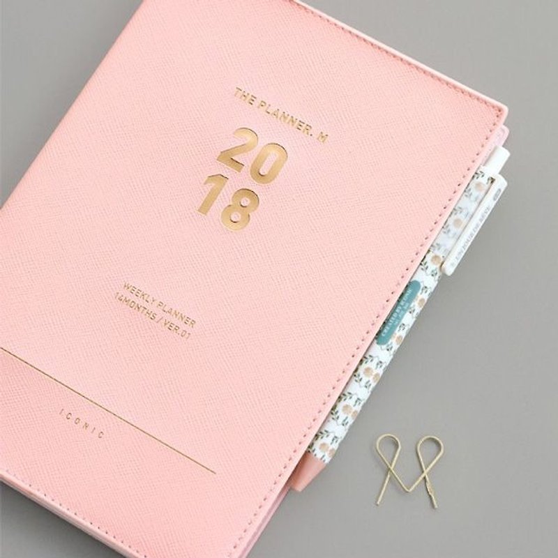 ICONIC 2018 classic Zhou Chi M (aging) - happiness powder, ICO50688 - Calendars - Paper Pink