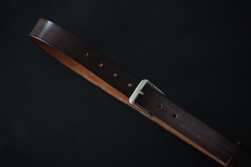 Handmade Handcrafted J&E Sedgwick English Bridle Leather Belt - Assorted Colour - Belts - Genuine Leather Brown