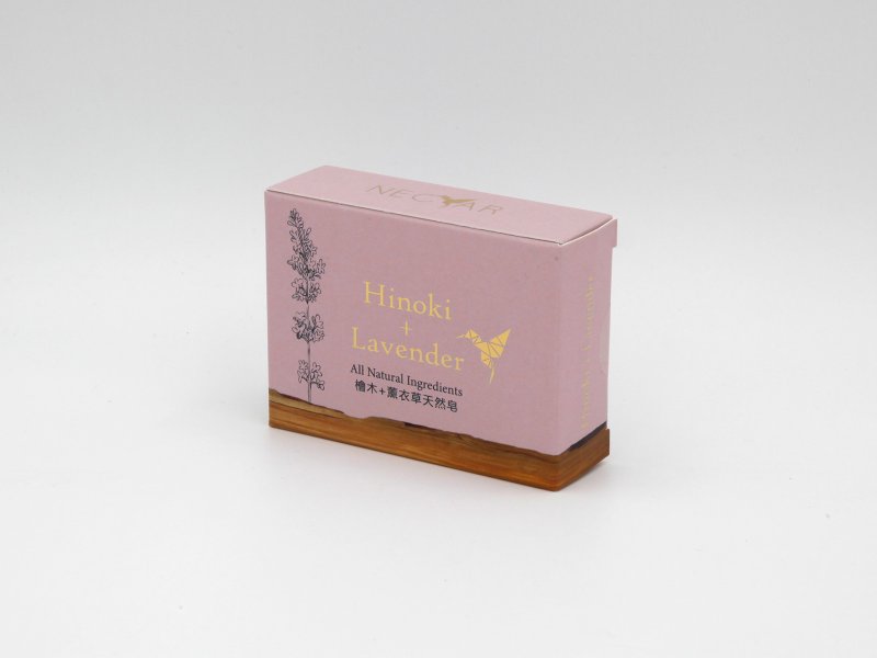 【樂活倉庫】薰衣草檜木天然皂 - 肥皂/手工皂 - 濃縮/萃取物 紫色