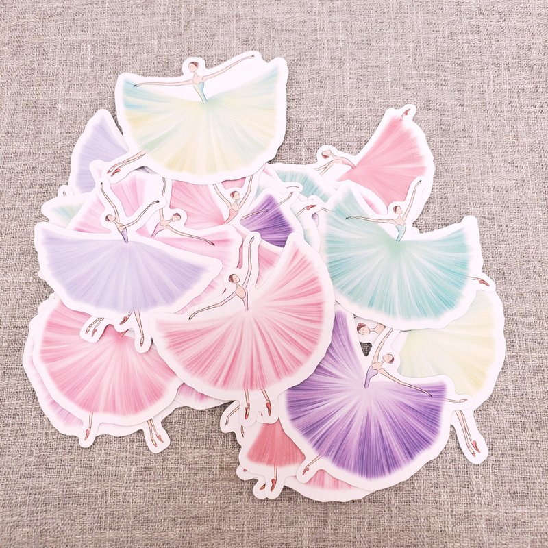 Ballet Backstage stickers pack - สติกเกอร์ - กระดาษ 