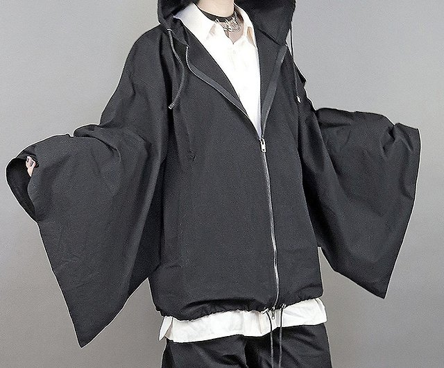 着物袖 ジップアップパーカー japan gothic rock DRT2676 - ショップ