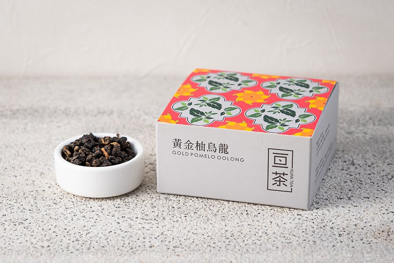 【Golden Grapefruit (Grapefruit) Oolong Tea Bag】Scented Tea Loose Tea 30g |Gen Cha - ชา - สารสกัดไม้ก๊อก สึชมพู