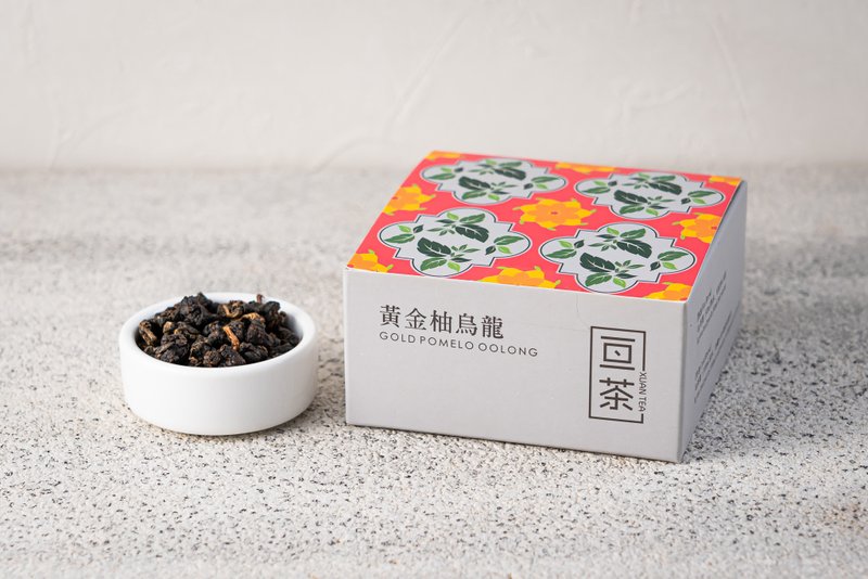 【Golden Grapefruit (Grapefruit) Oolong Tea Bag】Scented Tea Loose Tea 30g |Gen Cha - Tea - Concentrate & Extracts Pink