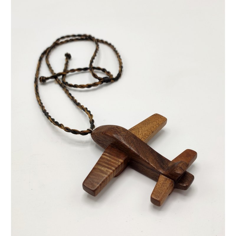 Wooden airplane key chain and pendant - ที่ห้อยกุญแจ - ไม้ 
