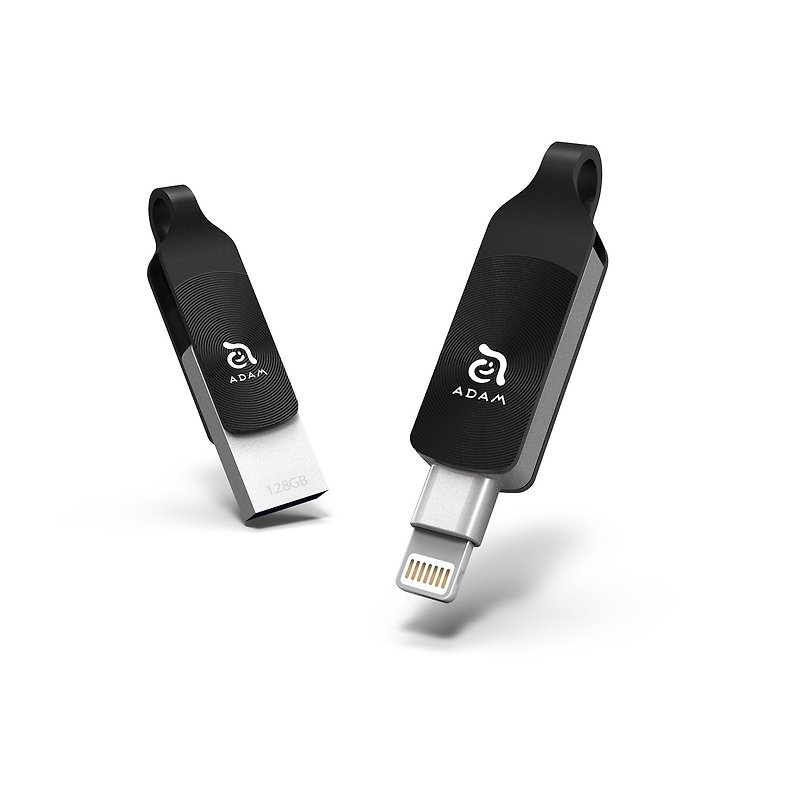 iKlips DUO+ Apple iOS USB3.1 Bidirectional Portable 64G Black - USB Flash Drives - Other Metals Black
