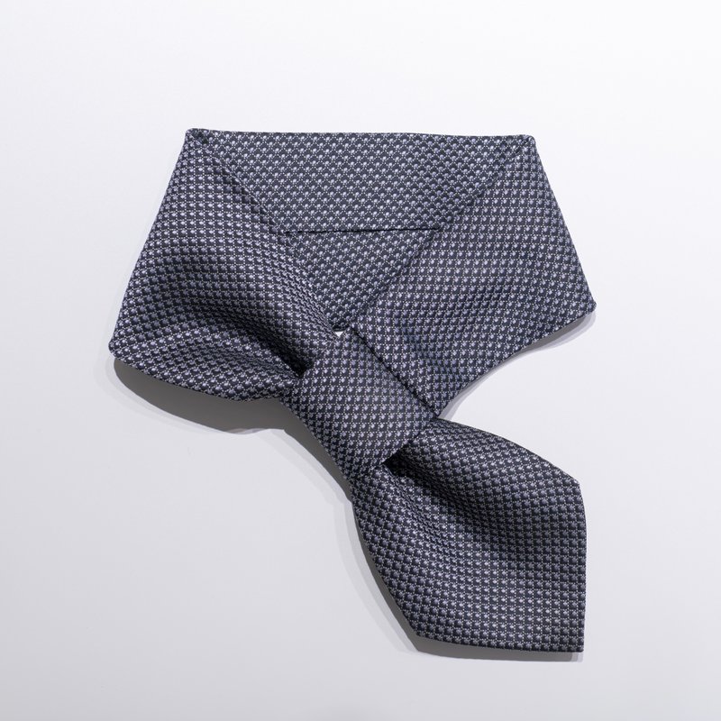 aileron tie - 領帶/領帶夾 - 絲．絹 灰色