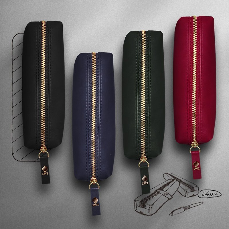 [Gift Recommendation] IWI Classic Series-Pencil Bag # available in four colors - Pencil Cases - Other Materials 