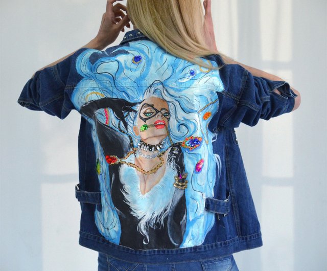 Shop Handpainted Denim Jackets From Valkyre Clothing