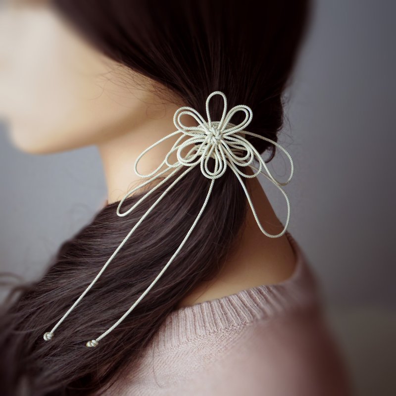 Hair tie, softly tied - เครื่องประดับผม - เส้นใยสังเคราะห์ ขาว