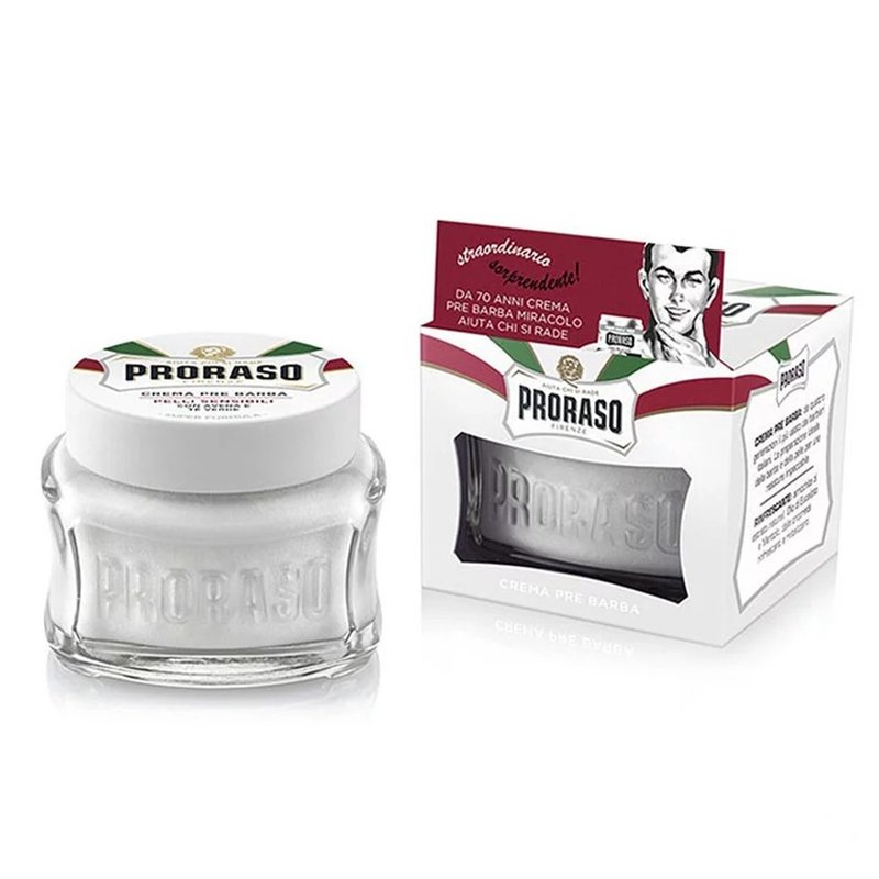 Proraso 敏感肌 白標 鬍前軟化膏 / 鬍前霜 鬍前乳 鬍子鬍鬚軟化 - 男性保養/清潔/修容工具 - 其他材質 