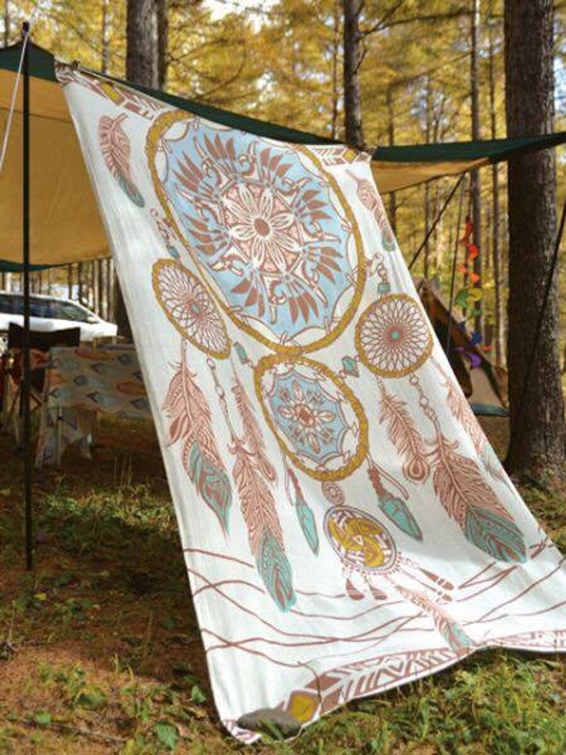 ☼saibaba ethnique // ancient legend Dreamcatcher cloth ☼ (tricolor) pre-order - Other - Cotton & Hemp Multicolor