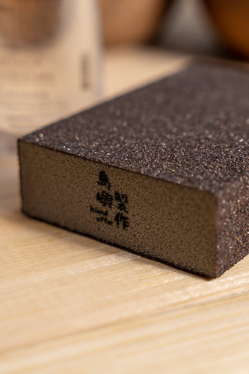 Islandoffer島嶼製作 海綿砂紙 打磨木器 (一件) - 其他 - 其他材質 黑色