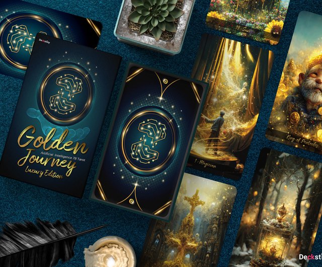 Golden Journey Tarot : Luxury Edition - Shop Deckstiny, the tiny 