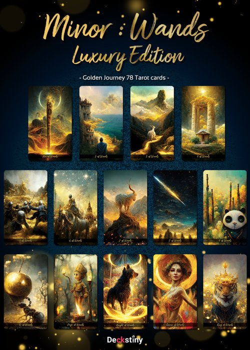 Golden Journey Tarot : Luxury Edition