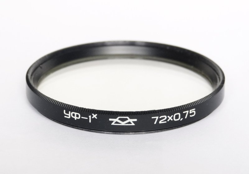 UF-1x UV-1x 72mm ultraviolet lens filter 72x0.75 USSR KMZ - 相機/拍立得/底片相機 - 其他材質 透明
