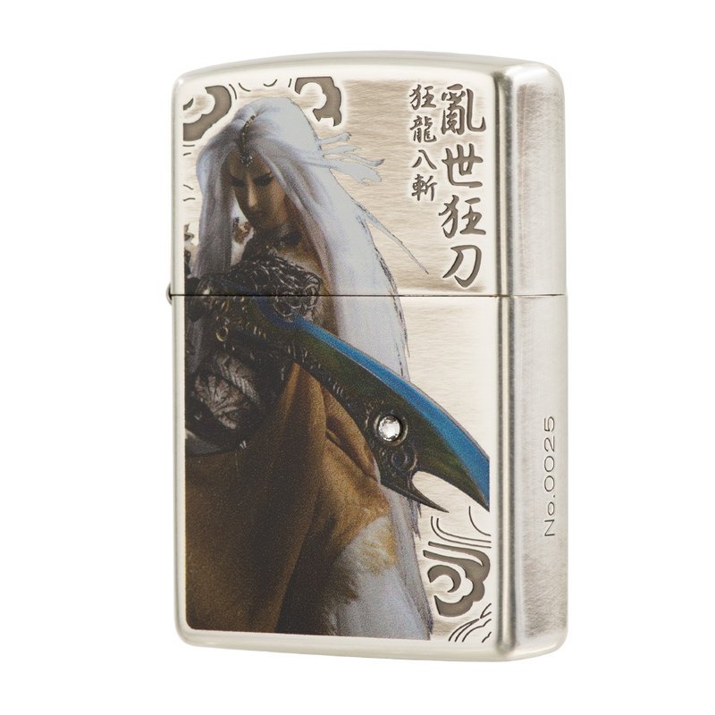 [ZIPPO Official Flagship Store] Crazy Knife in Troubled Times - Crazy Dragon Eight-Slash Windproof Lighter CZA-2-32 - อื่นๆ - ทองแดงทองเหลือง สีเงิน