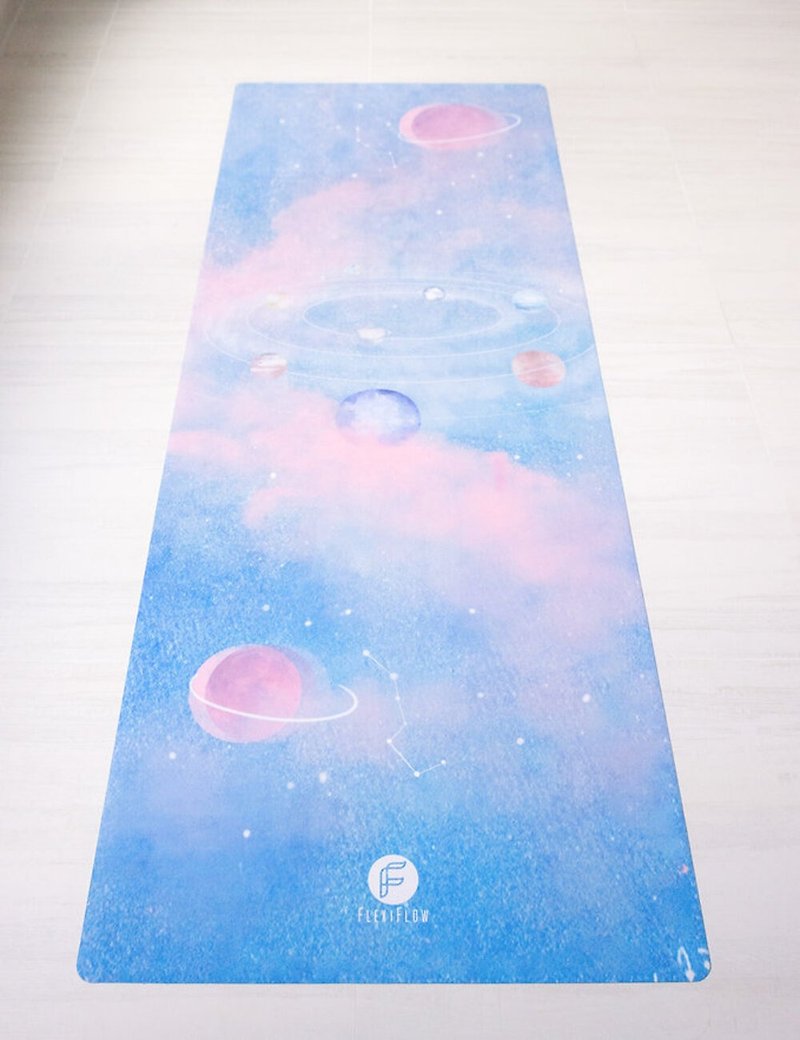 環保材質 瑜珈墊 - 【FlexiFlow】快樂星河 Milky Way 輕便可折疊瑜珈墊