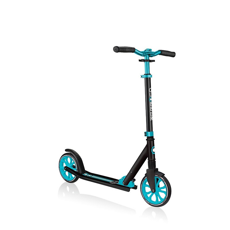 GLOBBER NL 205 Adult Folding Scooter - Teal - Bikes & Accessories - Aluminum Alloy Blue