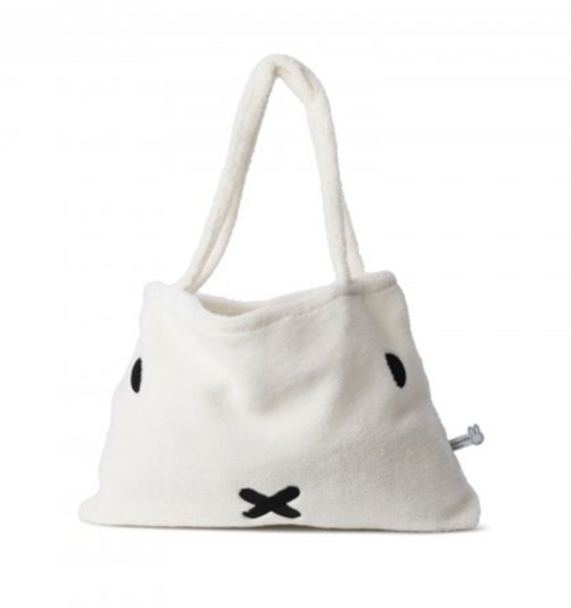 Miffy Recycled Teddy Shopping Bag - 60cm - กระเป๋าแมสเซนเจอร์ - ผ้าฝ้าย/ผ้าลินิน หลากหลายสี