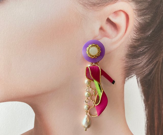 3way high heels & handbag earrings - Shop rmmcosy Earrings & Clip