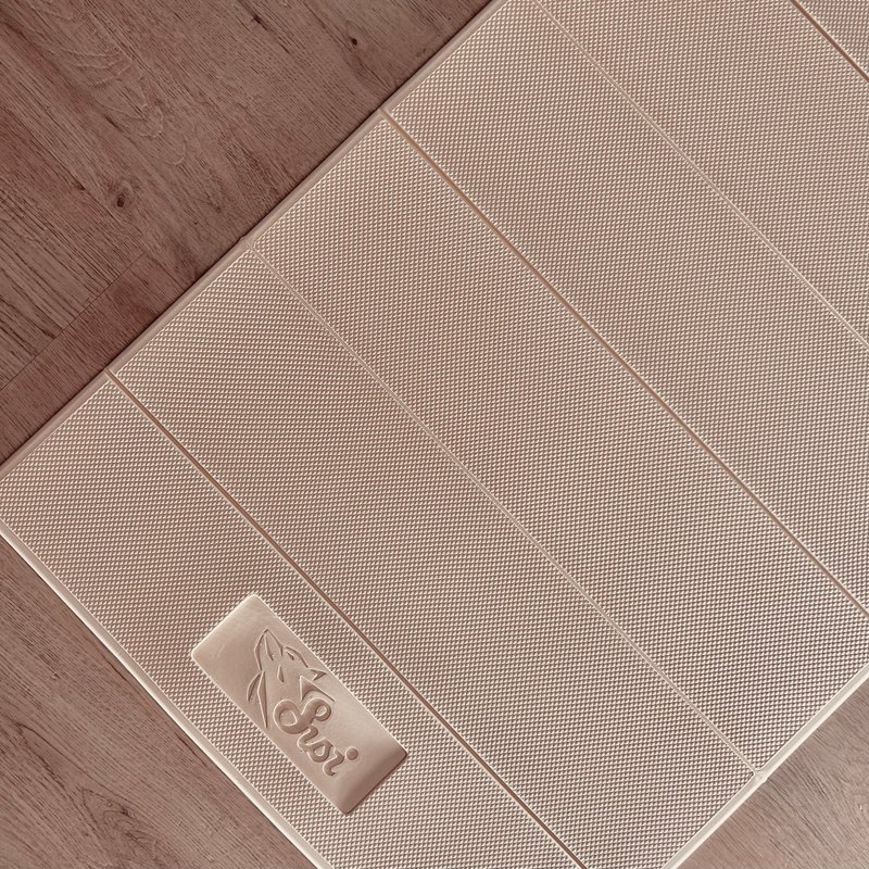 Folding yoga mat (TPE) - Yoga Mats - Other Materials White