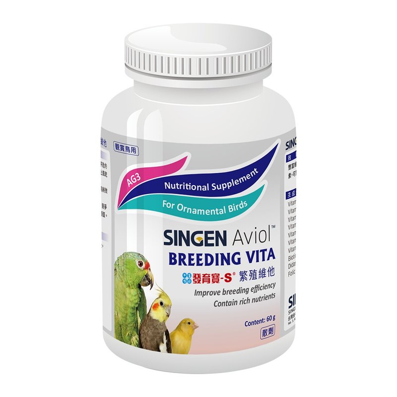 SINGEN 信元發育寶 觀賞鳥用繁殖配方-60g/罐 - 其他 - 其他材質 白色