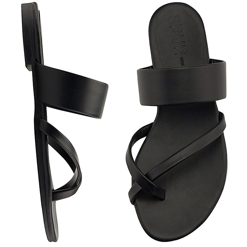 Pre-Order SPUR Tidy flip flops OS9102 BLACK - รองเท้าแตะ - วัสดุอื่นๆ 
