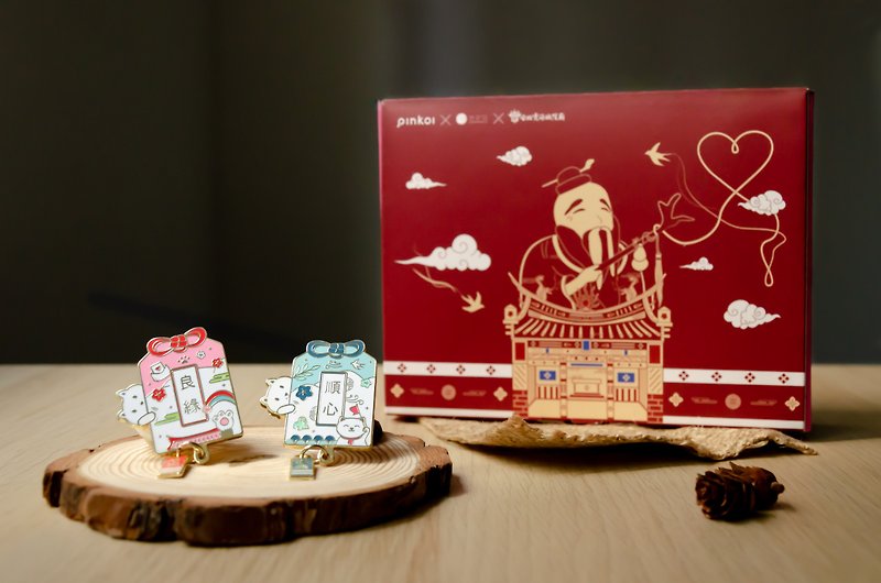 Taipei Xiahai City God Temple Joint Product|Devas Badge|Chinese Tanabata Gift