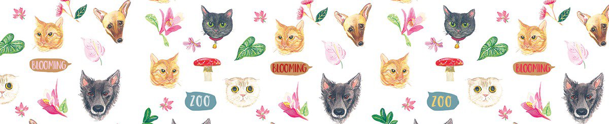 設計師品牌 - Blooming Zoo 布魯明動物園 手繪藝術插畫設計