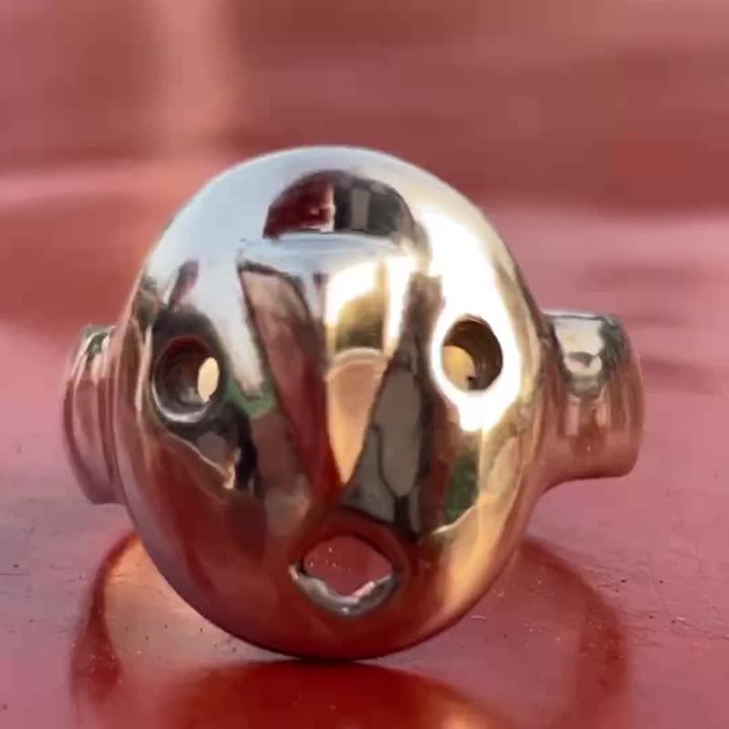 Face Ring - Hada - General Rings - Other Metals Silver