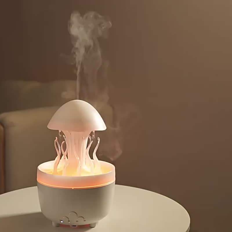 【品菲特PINFIS】雨滴香氛機 水草舞動加濕器  (送有機甜橙) - 香氛/精油/擴香 - 塑膠 