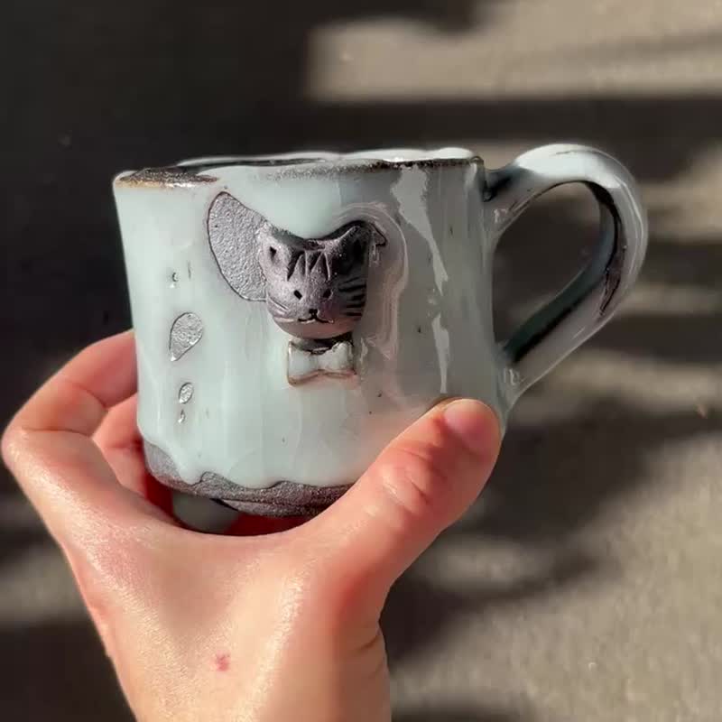 Gentlemeow 紳士貓貓 / 馬克杯 / 咖啡杯 / 陶 - 咖啡杯/馬克杯 - 陶 多色
