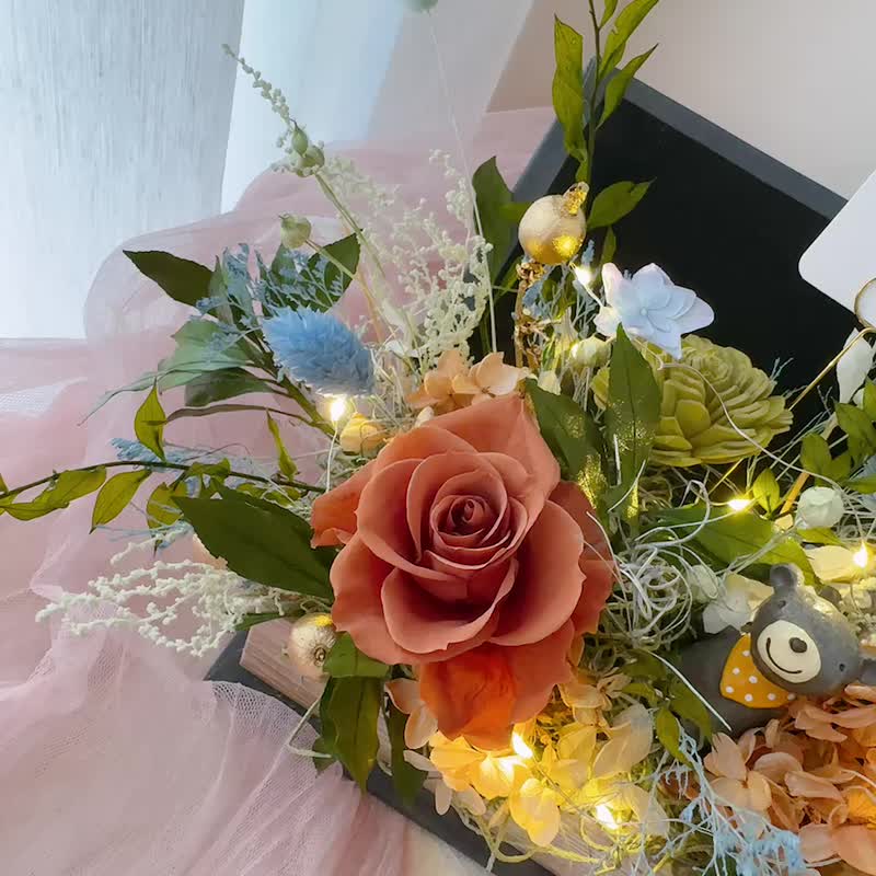 時光花頁。名片座花禮 升遷 永生花 開幕 - 乾燥花/永生花 - 其他材質 