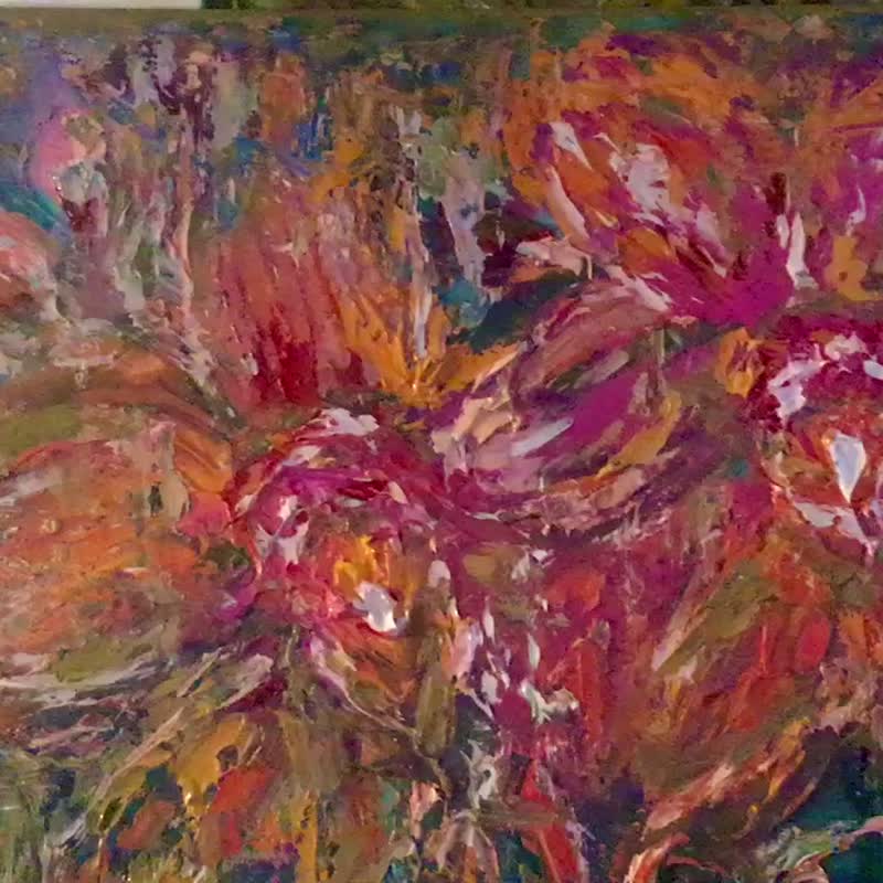 オレンジ色の蘭 - ウォールデコ・壁紙 - その他の素材 オレンジ