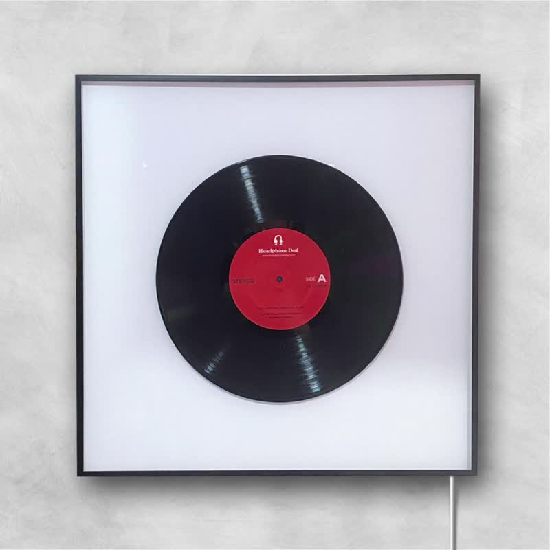 HeadphoneDog Hand Made Vinyl LED Light Box - Lighting - Acrylic Black