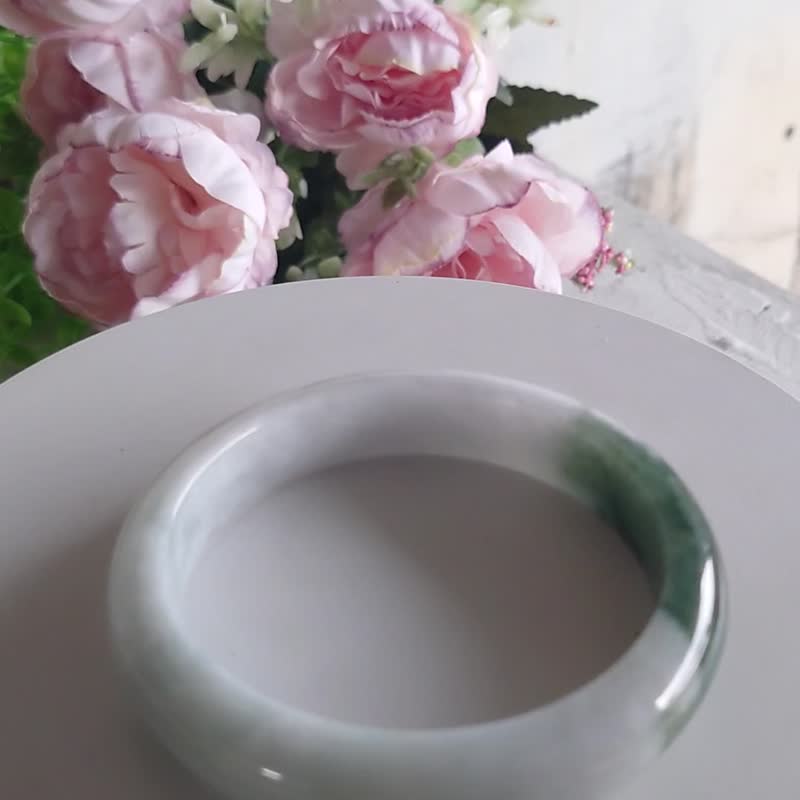 Miss feng natural stone-natural half Jiangshan jadeite bracelet - สร้อยข้อมือ - หยก 